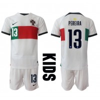 Echipament fotbal Portugalia Danilo Pereira #13 Tricou Deplasare Mondial 2022 pentru copii maneca scurta (+ Pantaloni scurti)